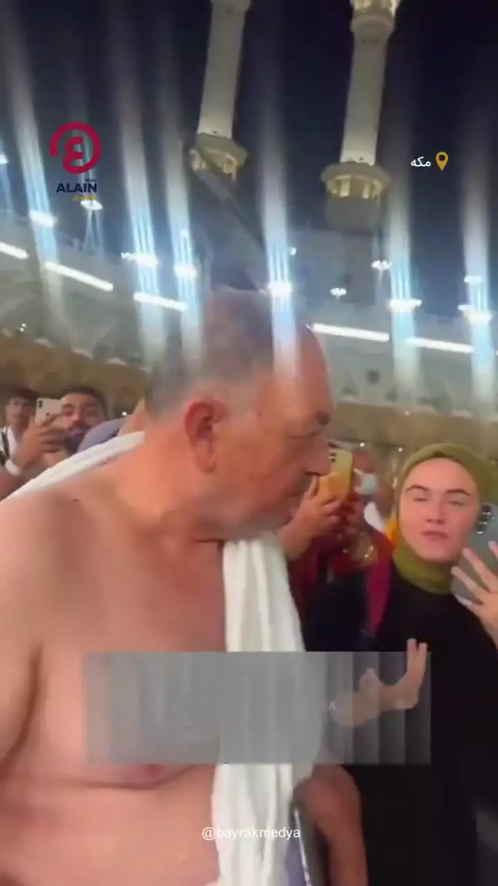   فیلم پربازدید از نشستن یک کبوتر روی سر زائر خانه خدا