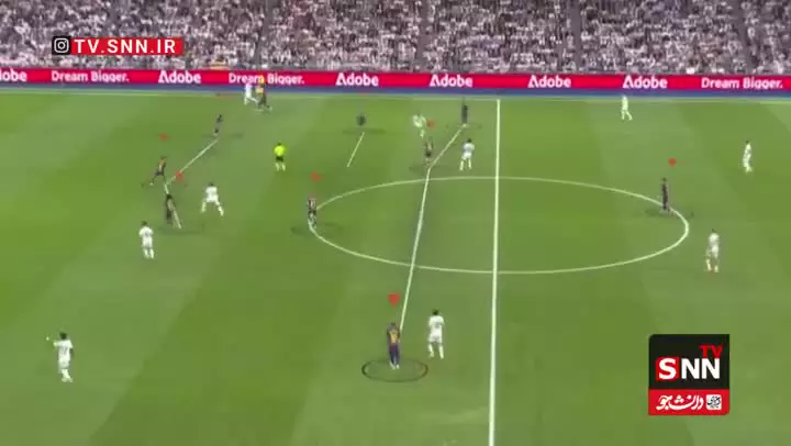   گل اول رئال به بارسا توسط امباپه در دقیقه ۲۱