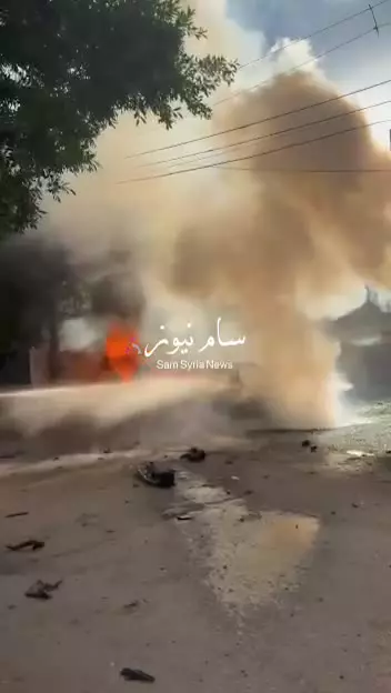   اولین تصاویر از انفجار یک خودروی بمب‌گذاری شده در طرطوس سوریه