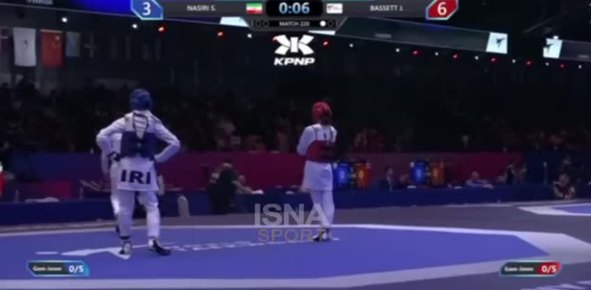   واقعا لیاقت نداری! / مهروز ساعی خطاب به ملی پوش تکواندو حین مبارزه