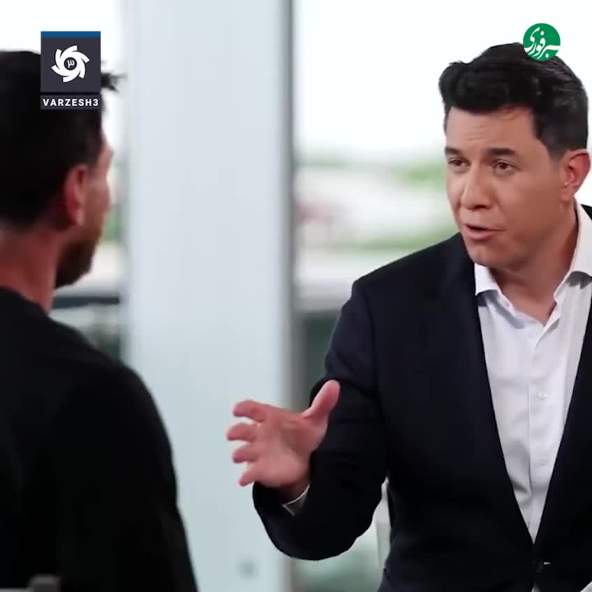   خنده جالب مسی وقتی خبرنگار به او می‌گوید GOAT