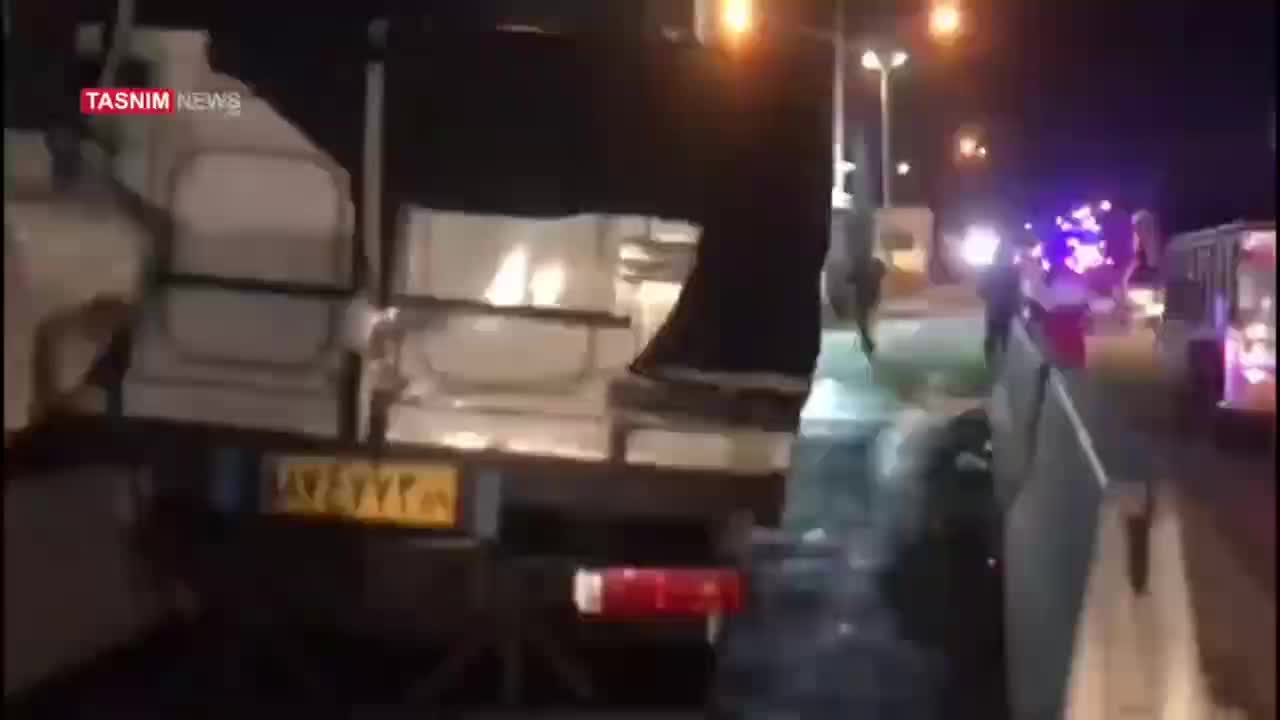   تصاویری از تصادف زنجیره‌ای در پارک ملی گلستان