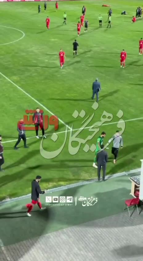   عصبانیت علیرضا بیرانوند پس از گل خوردن از پرسپولیس