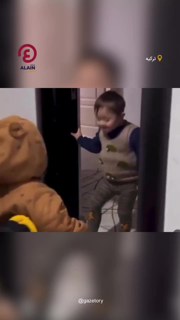   ثبت لحظه شادی وصف‌ناپذیر کودک مبتلا به سندرم داون به خاطر دیدن دوست صمیمی‌اش