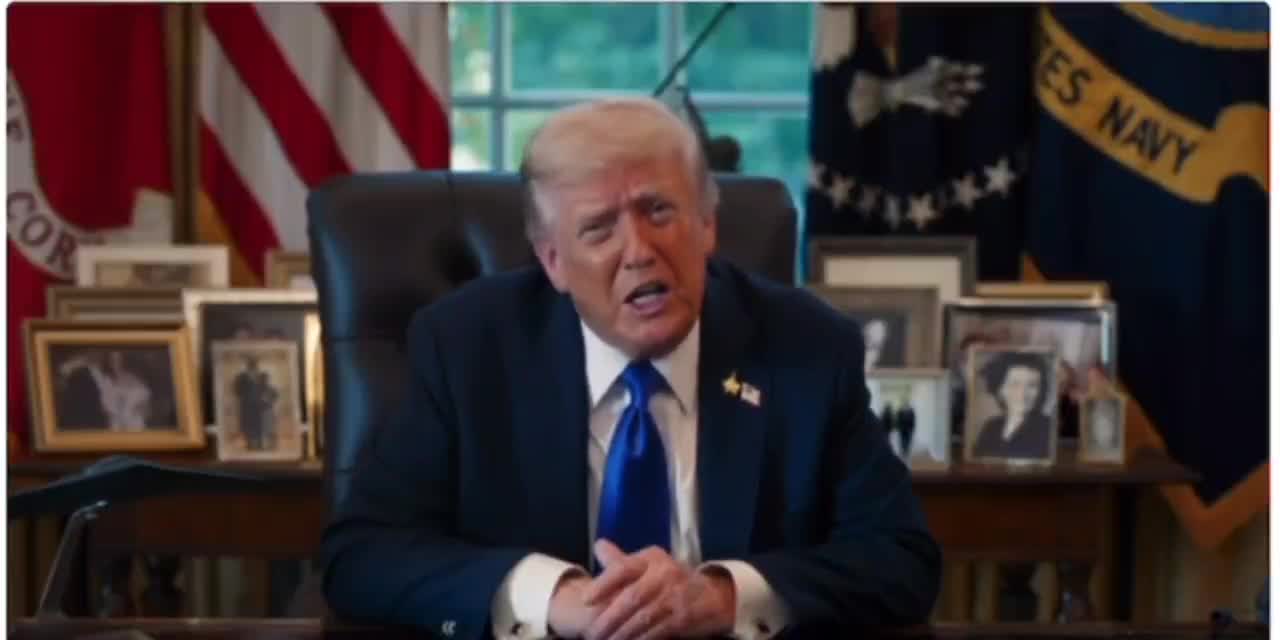  پیغام ویدیویی ترامپ بعد از بیانیه حماس: روزی بی‌سابقه است