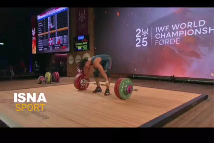   مصدومیت دردناک وزنه‌بردار کلمبیا در قهرمانی جهان نروژ