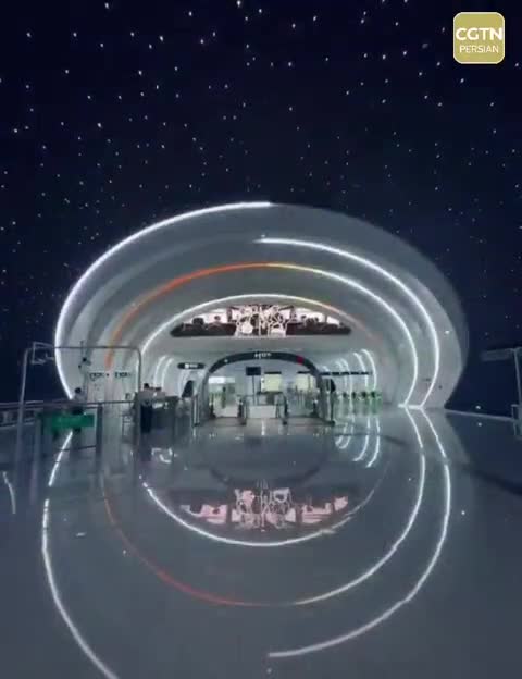   طراحی فوق مدرن یک مترو در چین