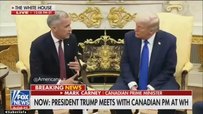   شوخی تحقیرآمیز ترامپ با نخست وزیر کانادا در حالی که از حمله به ایران تقدیر می‌کرد!
