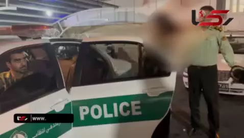   گریه‌های وحشت‌زده زن تهرانی پس از دستگیری دو دزد اتوبان امام علی