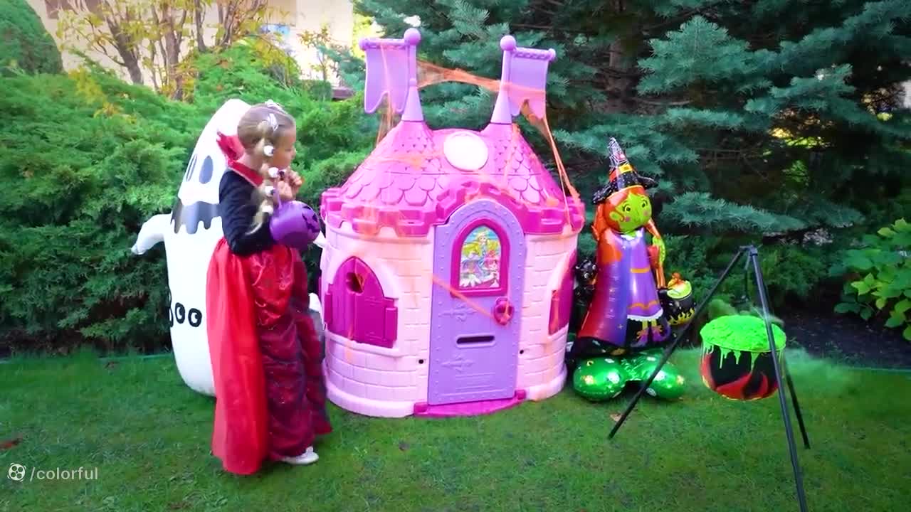 کارتون ساشا - هالووین ساشا جدید -برنامه کودک ساشا و آنیت-سرگرمی کودک ساشا طولانی