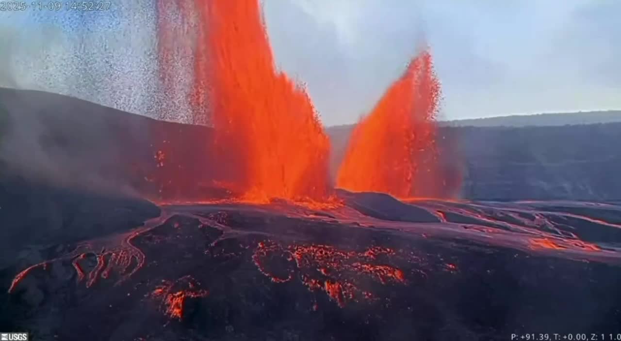  فوران یکی از فعال‌ترین آتشفشان‌های جهان، کیلاویا در جزیره بزرگ هاوایی