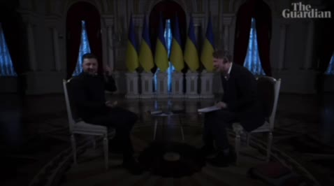   قطعی برق به هنگام مصاحبه زلنسکی با گاردین