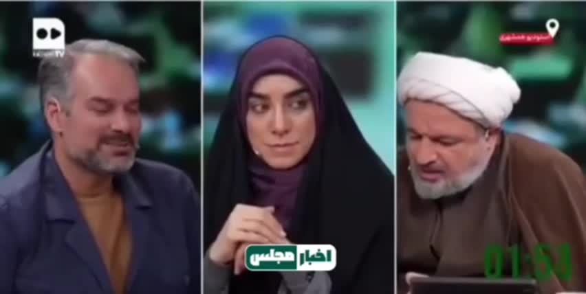   عصبانیت و بی‌ادبی رسایی در مناظره با رشیدی کوچی بعد از مطرح شدن میزان آرای رسایی