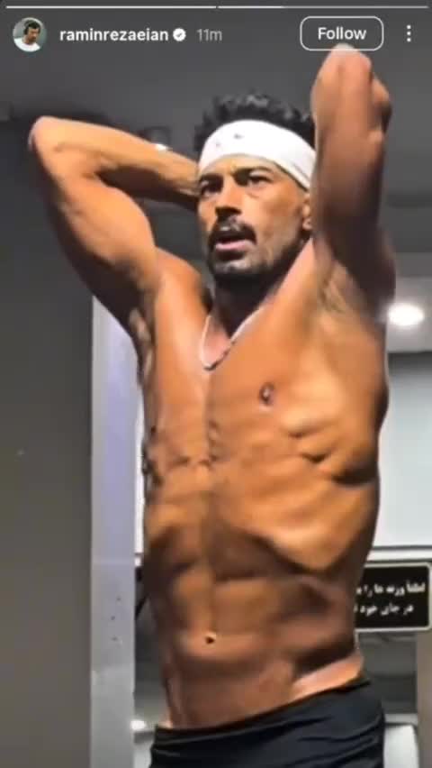   آمادگی‌ بدنی رامین رضاییان، بازیکن استقلال در ۳۶ سالگی‌