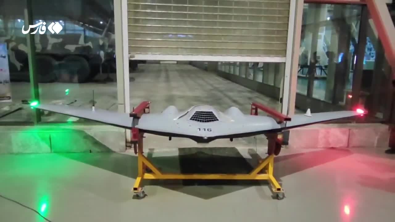   تست و آزمایش پهپاد شاهد ۱۶۱ در نمایشگاه هوافضا