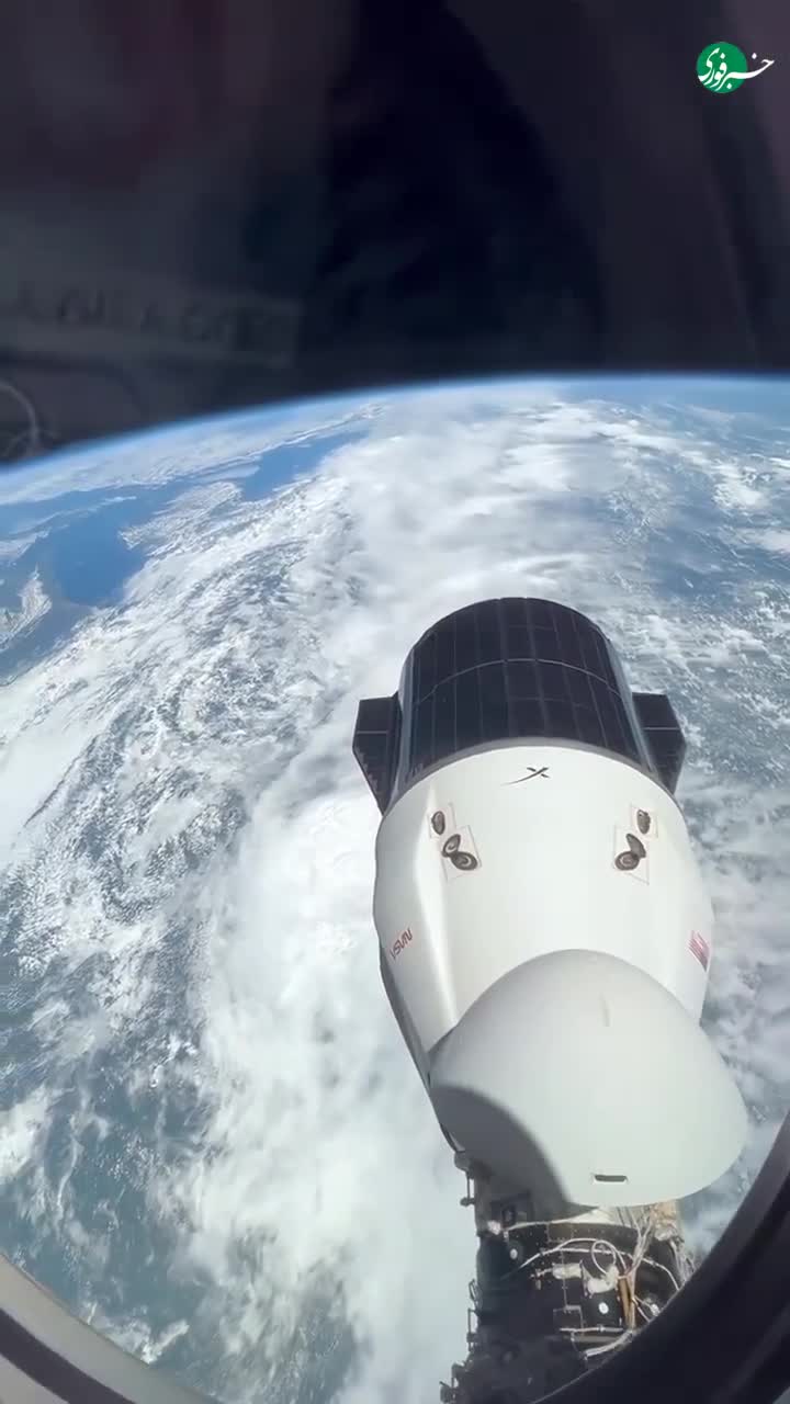    نمایی خیره‌کننده از زمین؛ ثبت‌ شده توسط فضاپیمای کرو دراگون