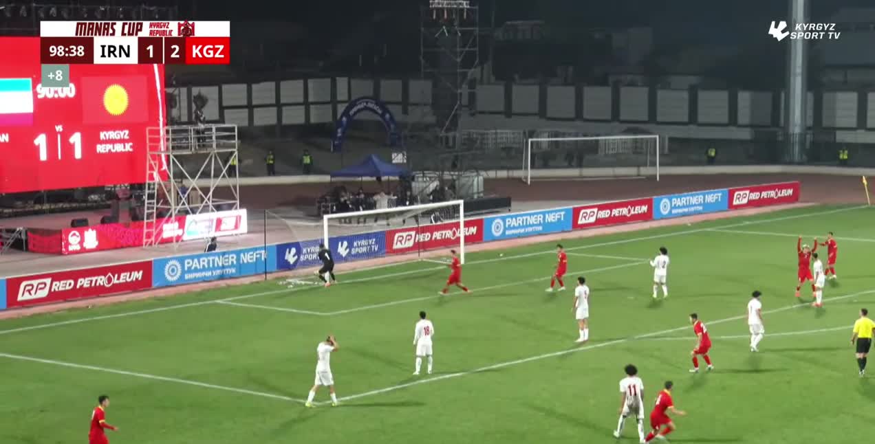   گل دوم امید قرقیزستان به امید ایران با اشتباه مرگبار محمد خلیفه