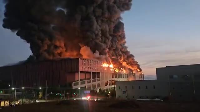   آتش‌سوزی مهیب یک ساختمان در کره جنوبی