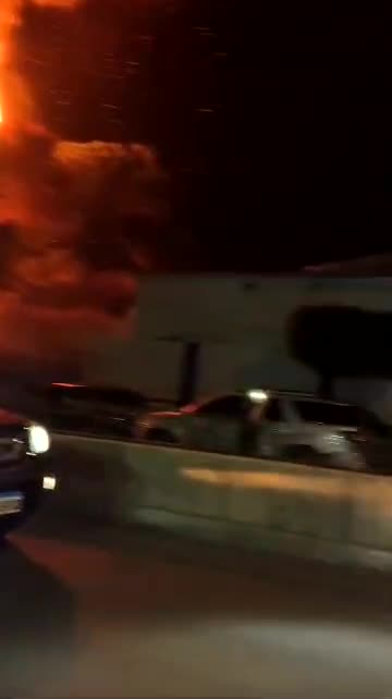   آتش‌سوزی در منطقه الشیاح در ضاحیه جنوبی بیروت