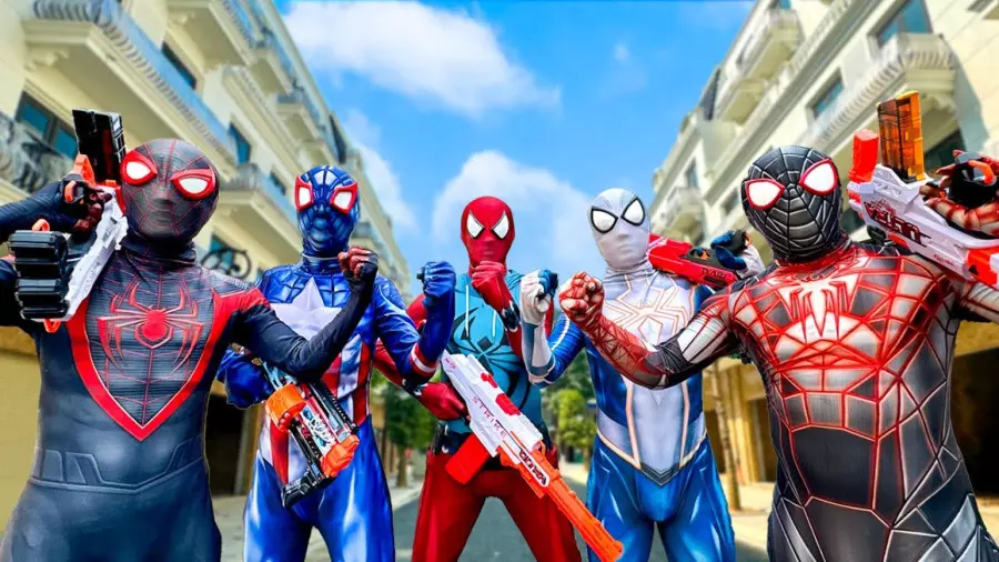 نبرد مرد عنکبوتی و اسپایدرمن,,مرد عنکبوتی نبرد نهایی spiderman,,مرد عنکبوتی,
