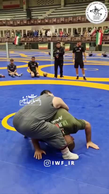   ویدئو پر بازدید از کشتی گرفتن امیرحسین زارع با حریف سندروم داون