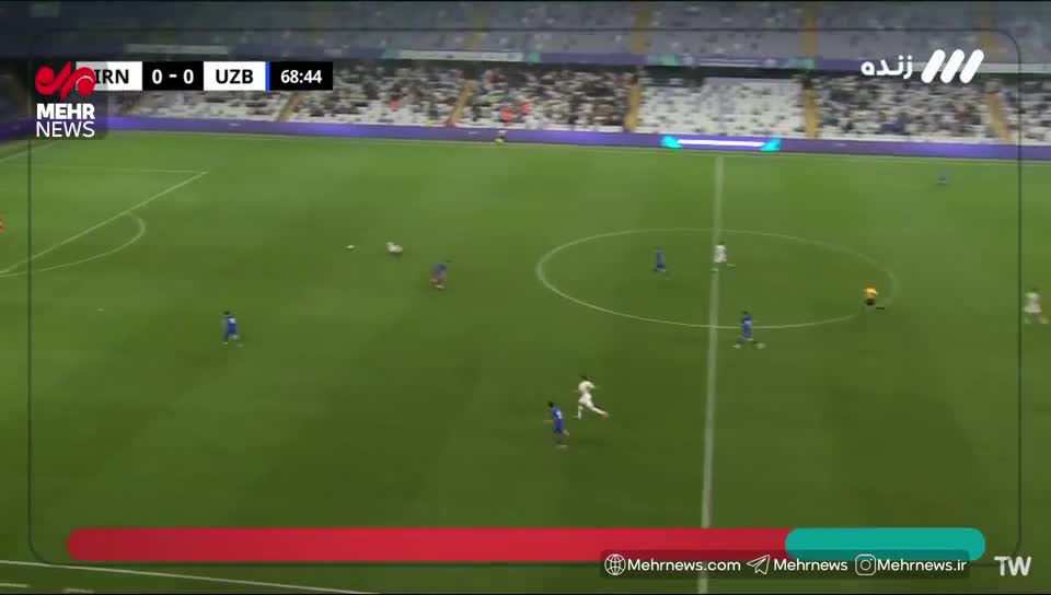   ازبکستان 10 نفره شد؛ اخراج مستقیم خوسانوف