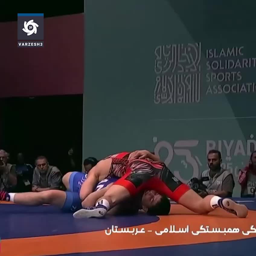    لحظه ضربه شدن امیر عبدی برابر حریف نامدار خود