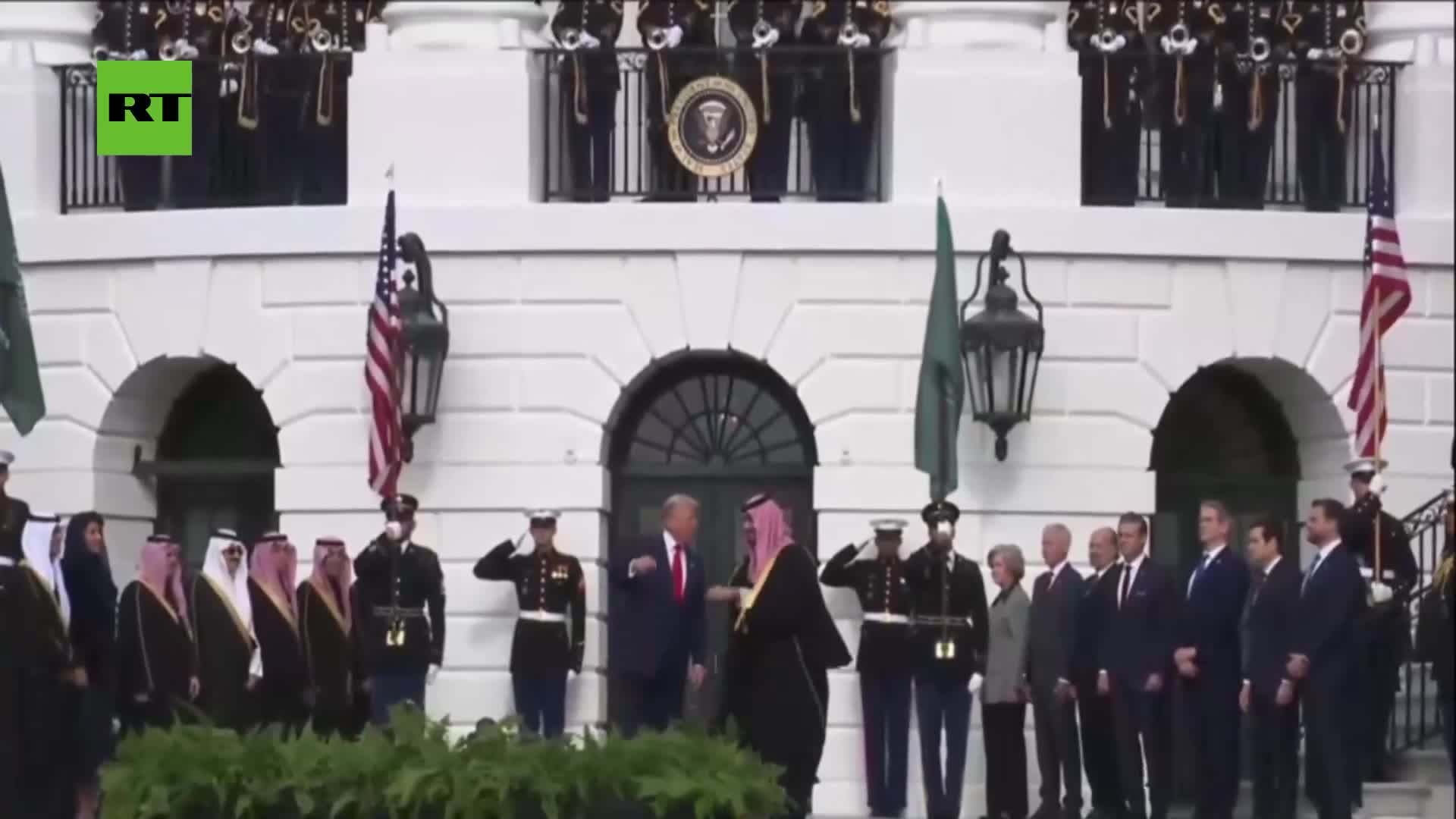   استقبال ترامپ از بن‌سلمان در کاخ سفید