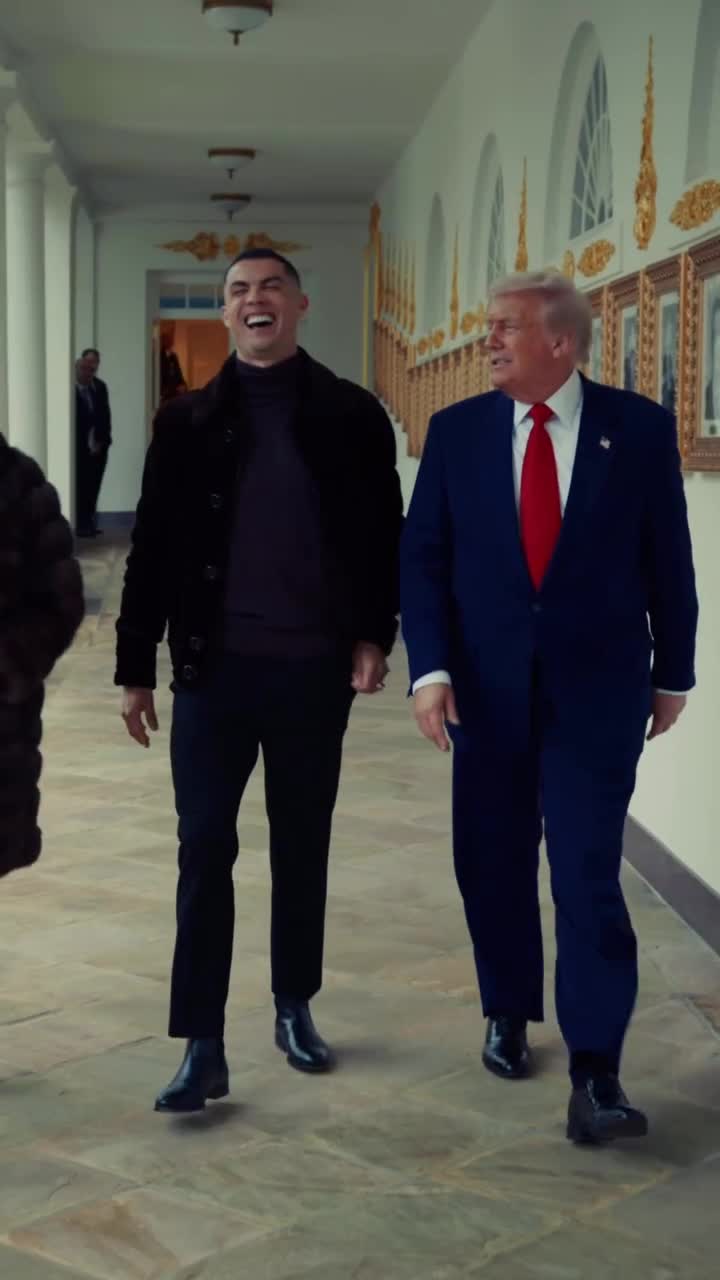   ذوق ترامپ از حضور کریستیانو رونالدو در کاخ سفید