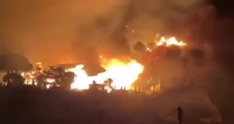   آتش‌سوزی بزرگی در شهر اوئیتا ژاپن