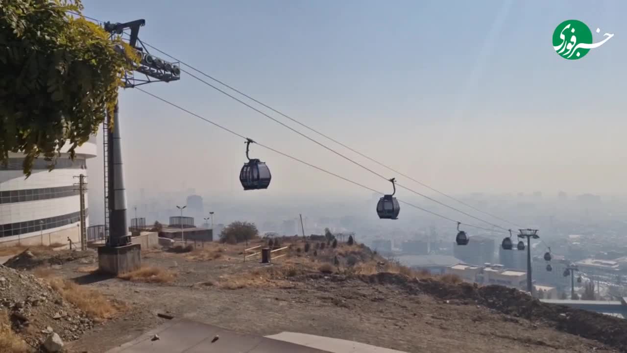   فیلم تلخ از ابر آلودگی هوا روی آسمان تهران