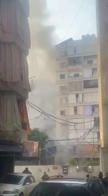   حمله هوایی اسرائیل  به ضاحیه بیروت