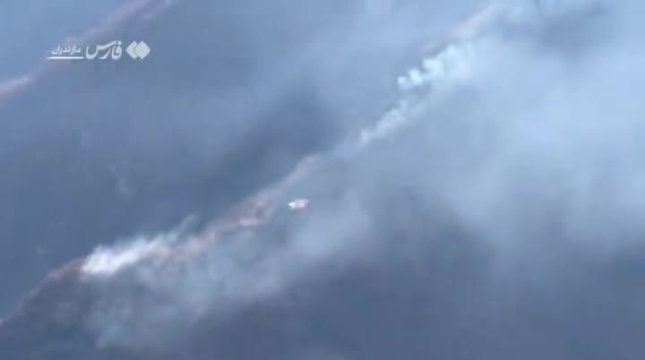   فیلمی از هواپیماهای ترکیه در عملیات لکه‌گیری در جنگل‌های الیت