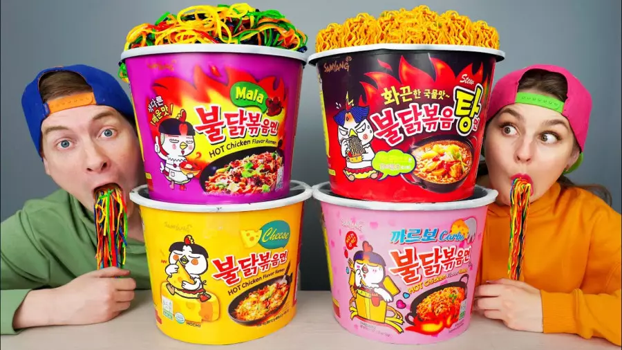 چالش غذایی ونزدی- چالش موکبانگ- چالش خوراکی- چالش غذا خوردن- چالش دونا