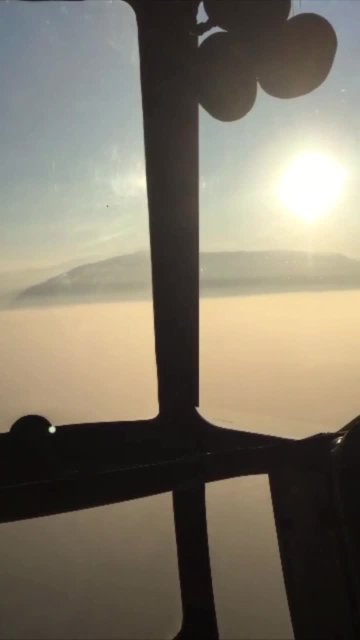   تصاویر هوایی دیده نشده حریق جنگل‌های الیت از داخل کابین خلبان بالگرد هلال احمر