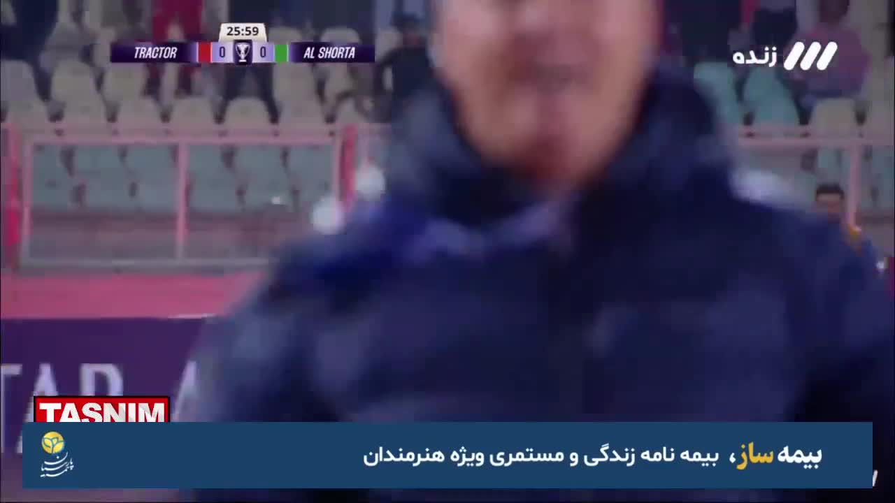   گل اول تراکتور به الشرطه توسط مهدی ترابی
