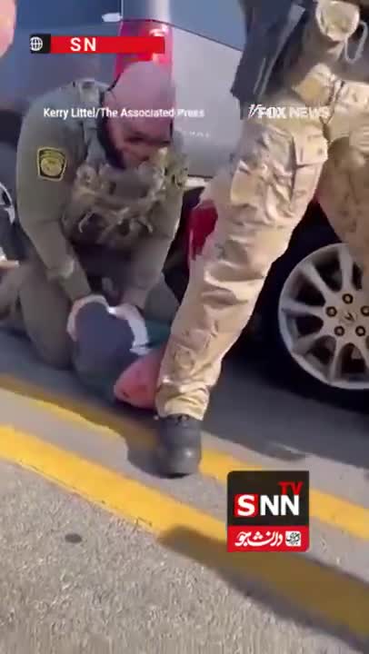   بازداشت وحشیانهٔ یک شهروند آمریکایی در ایالت ایلینوی توسط مأمور ادارهٔ مهاجرت و گمرک!