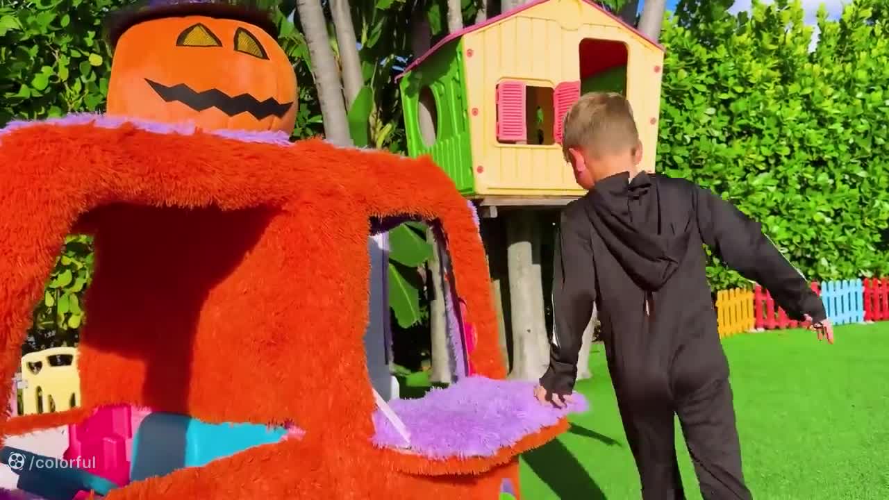 ولاد و نیکی-چالش هالوین بازی-برنامه کودک ولادو نیکی جدید-سرگرمی کودک کارتون ولاد