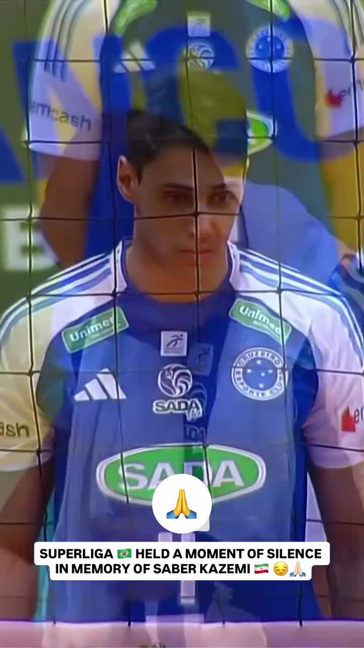   اشک‌های پاسور تیم میناس برزیل برای صابر کاظمی؛ یک‌دقیقه سکوت به یاد صابر در سوپرلیگ برزیل