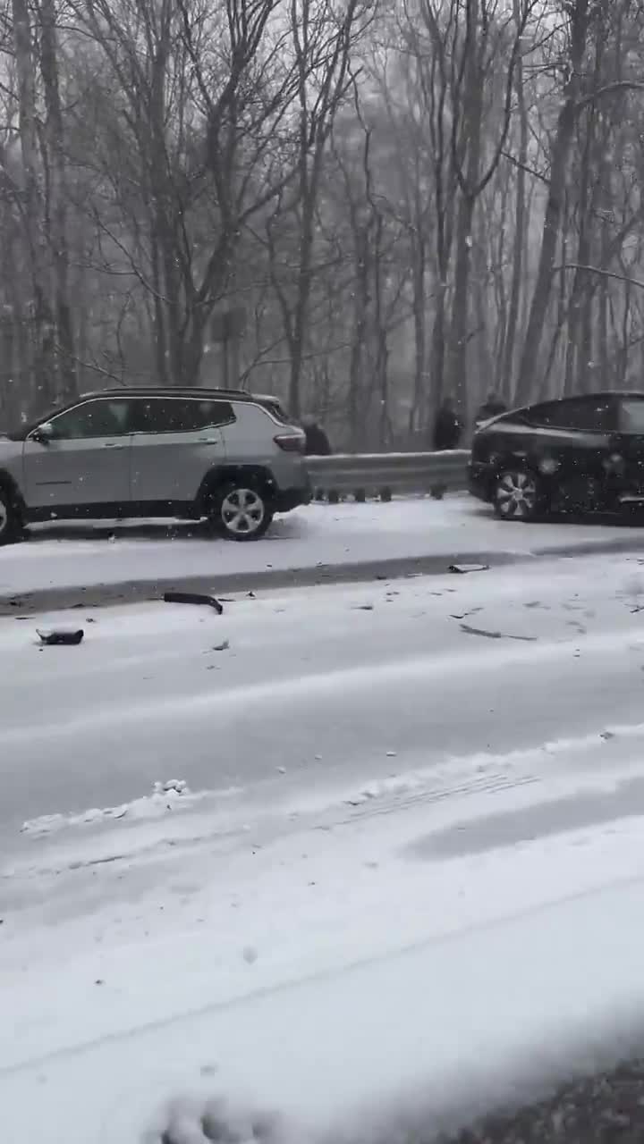    برخورد ۵۰ خودرو در کولاک در ایندیانای آمریکا