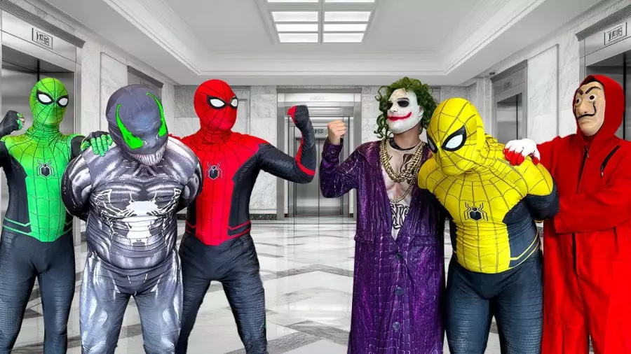 مرد عنکبوتی در نبرد با جوکر: نجات اسپایدرمن زرد!