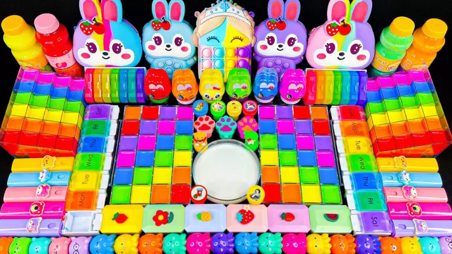 اسلایم رنگین‌کمان: آرامش‌بخش و سرگرم‌کننده!