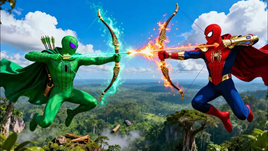 نبرد هیجان‌انگیز مرد عنکبوتی و تیم Brainrot: وقتی فوتبال به جنگ بدل می‌شود!