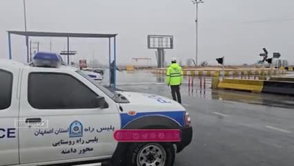   خودروهای بدون زنجیر چرخ در طرح زمستانه پلیس توقیف می‌شوند