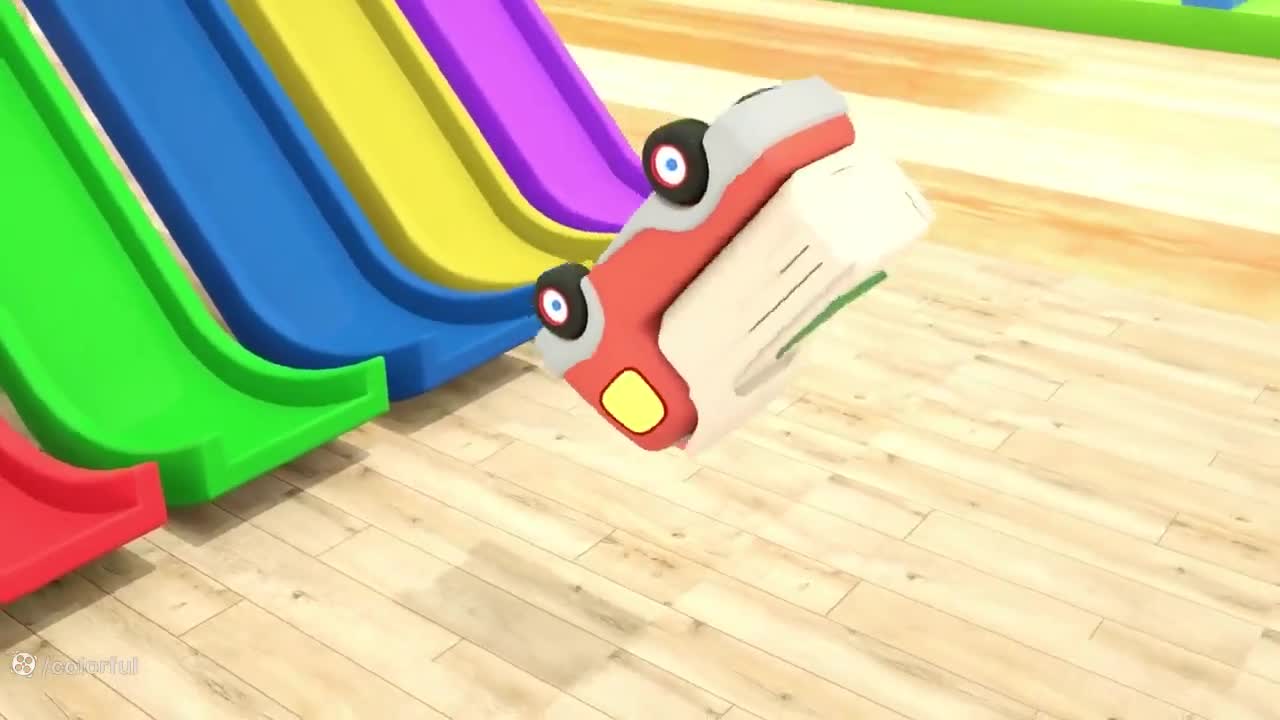 ماشین بازی کودکانه: یادگیری رنگ‌ها و اشکال با آهنگ‌های شاد!