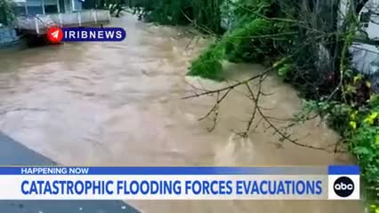   ساکنان برخی مناطق در ایالت واشنگتن به‌علت وقوع سیل تخلیه شدند
