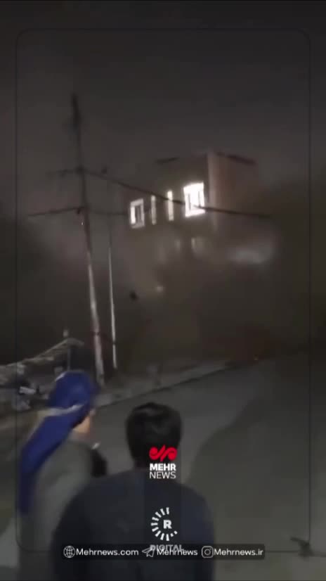   ریزش ناگهانی یک مجتمع مسکونی در نجف