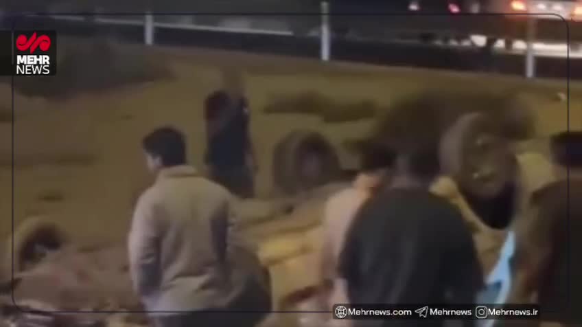   تصادف زنجیره‌ای سه خودرو در اتوبان قشم