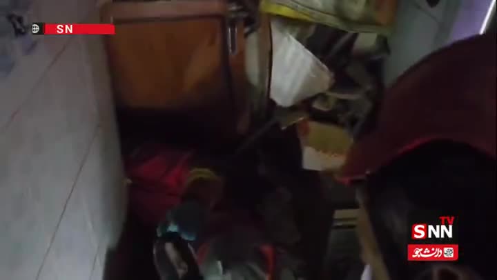   ریزش ساختمان در یافت‌آباد؛ نجات زنده ۴ نفر از زیر آوار