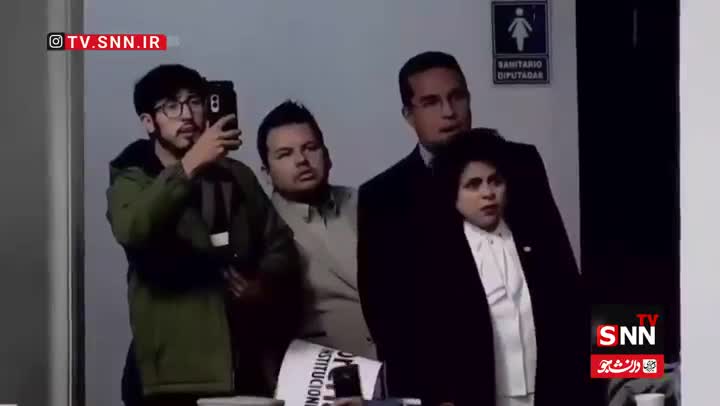   دعوای فیزیکی زنان بر سر بودجه در کنگره مکزیکوسیتی